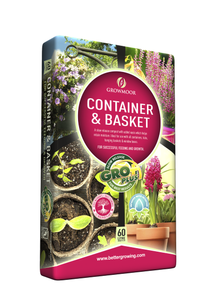Growmoor Container & Basket Compost 60L