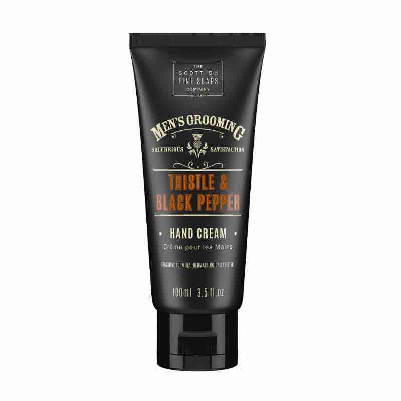 Scottish Fine Soap Hand Cream 100ml - Thistle & Black Pepper
