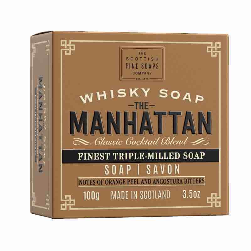 Scottish Fine Soap The Manhattan Soap in a Carton 100g