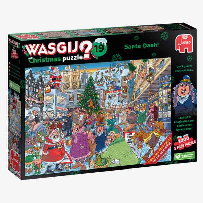 Wasgij Christmas 19 - Santa Dash! (2x1000 pieces)