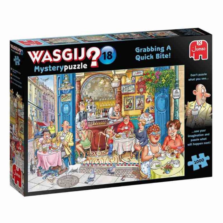 Wasgij Mystery 18 - Grabbing a Quick Bite! (1000 pieces)