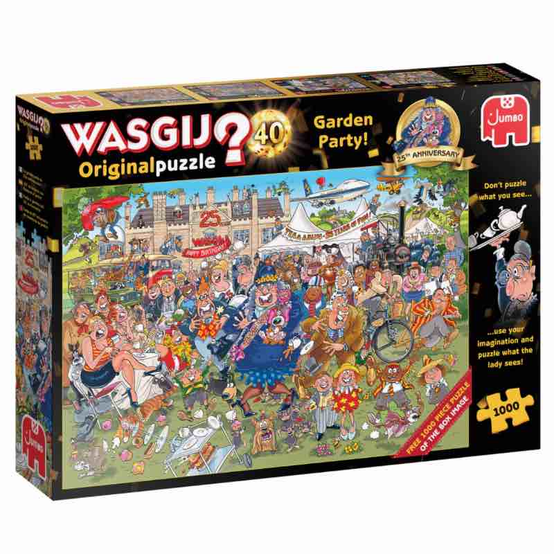 Wasgij Original 40 - 25th Anniversary Garden Party! (2x1000 pieces)